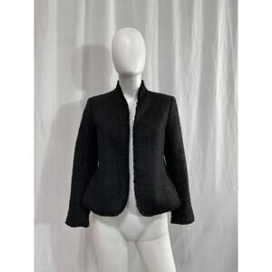 Ann Taylor 'The Cutaway' Black Blazer Size S
